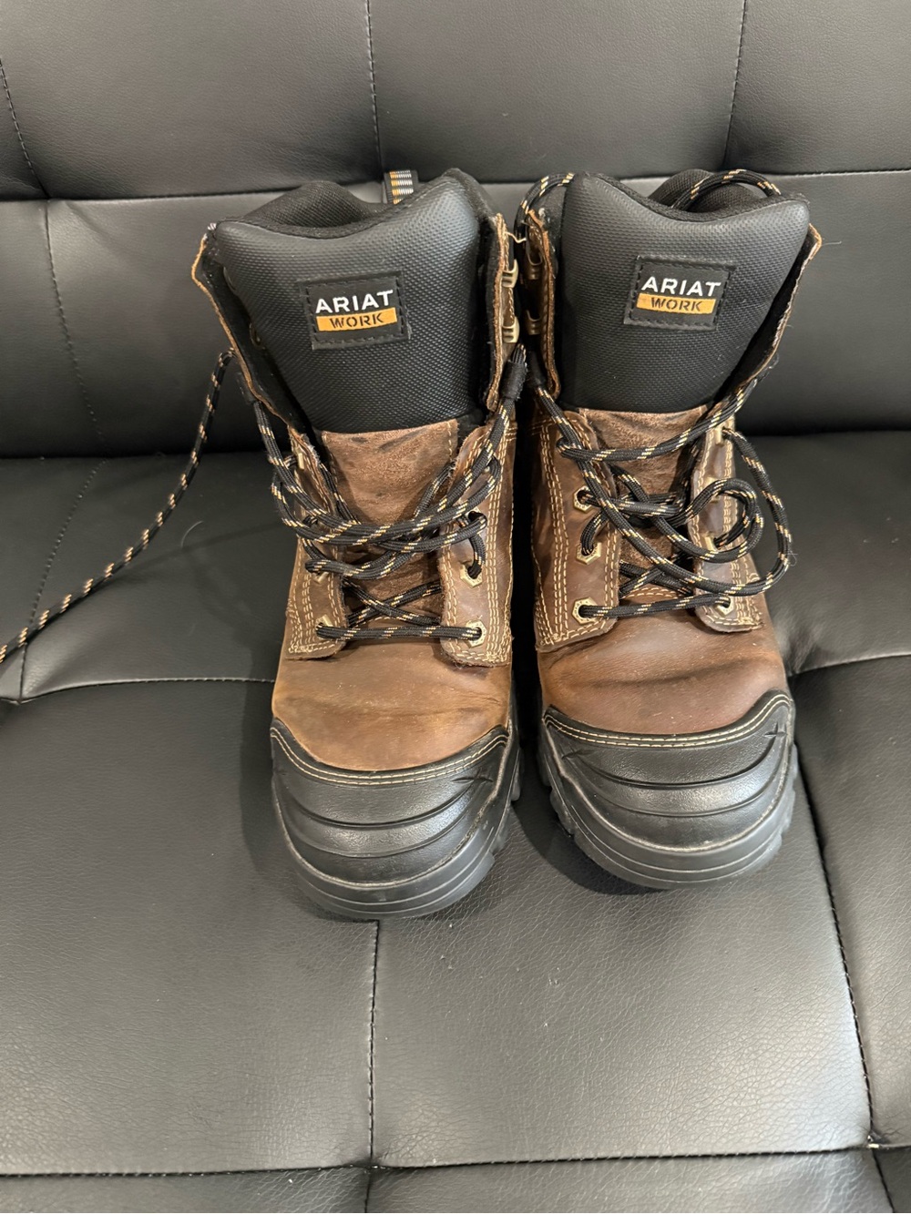 Ariat Work Men's Brown Leather Waterproof Work Boots